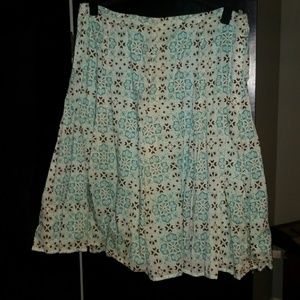 2 for $20 Chocolate and mint linen airy skirt